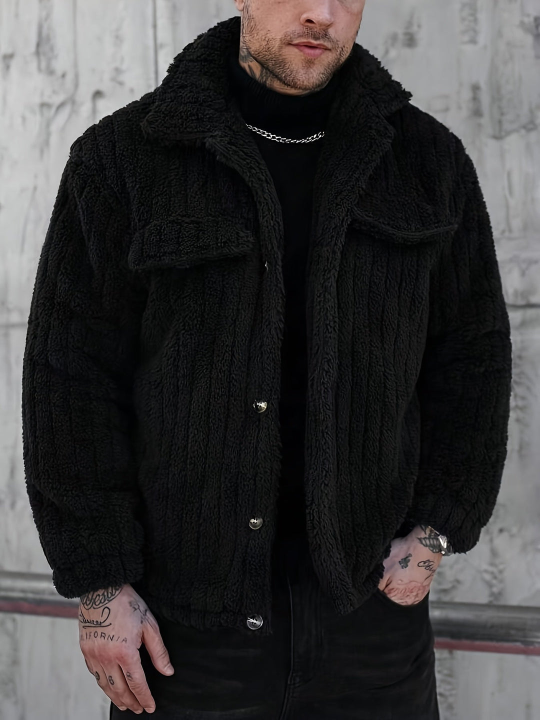 Liam | Textured Winter Jacket