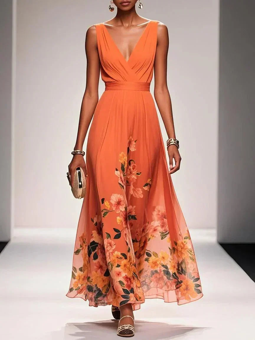 Isabella | Floral Print Occasion Dress