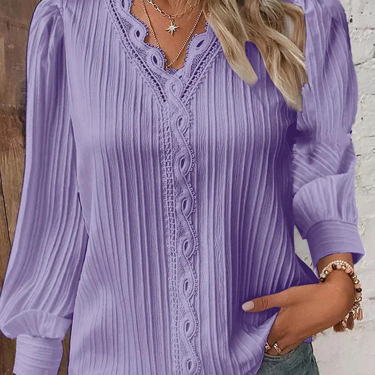 Chiffon Lace Blouse | Feminine Elegance with Airy Comfort