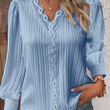 Chiffon Lace Blouse | Feminine Elegance with Airy Comfort