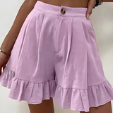 Ruffle Shorts Dames | Luchtig High-Waist Design
