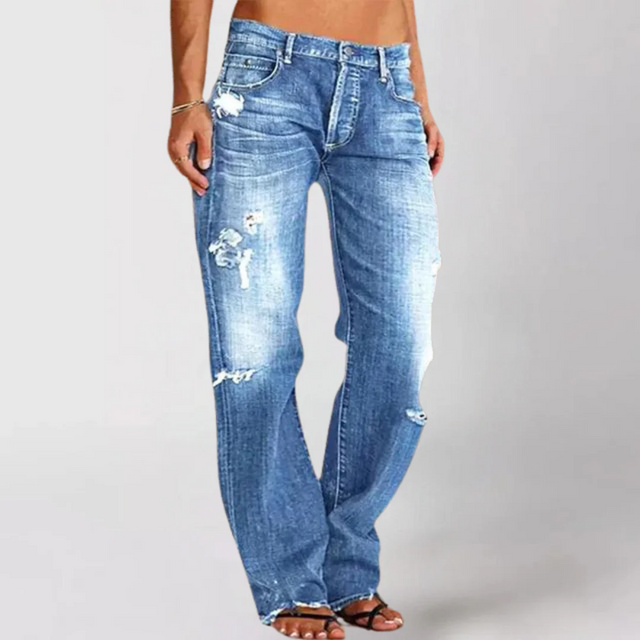 Carol | Relaxed Wide-Leg Denim Jeans
