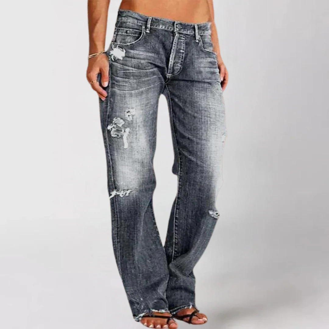 Carol | Relaxed Wide-Leg Denim Jeans