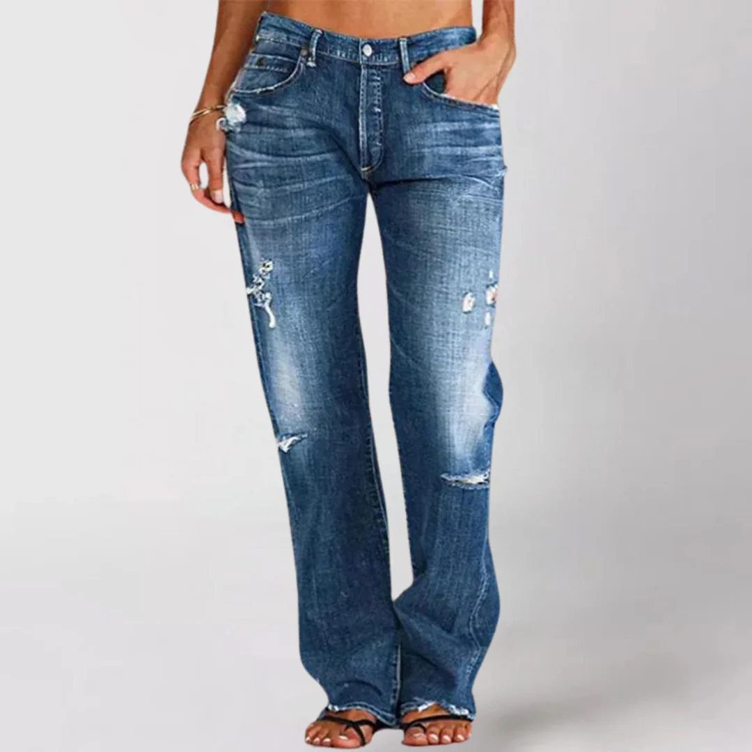 Carol | Relaxed Wide-Leg Denim Jeans