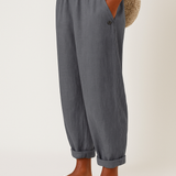 Women's Straight-Leg Trousers with Side Pockets | Comfortable Everyday Style
