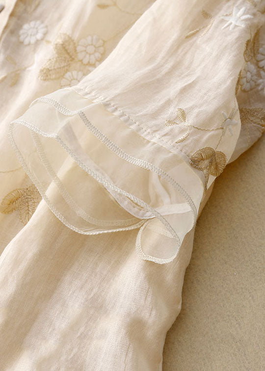 Lucy | Blouse with Floral Accent Details