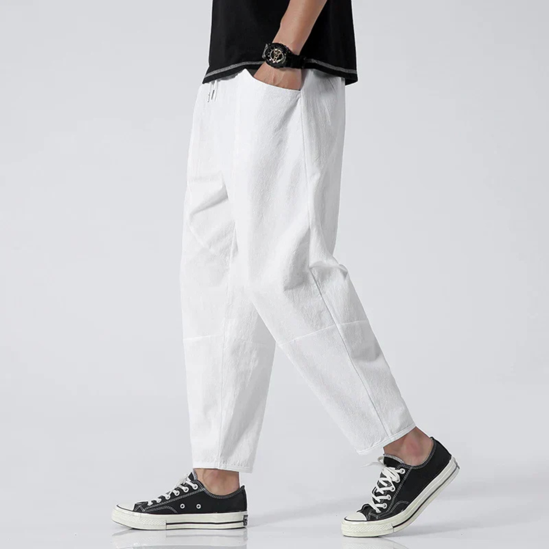 Emrys | Cropped Wide-Leg Trousers