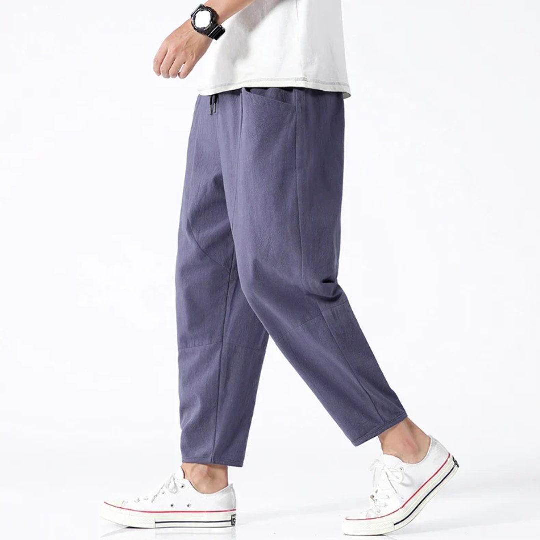 Emrys | Cropped Wide-Leg Trousers