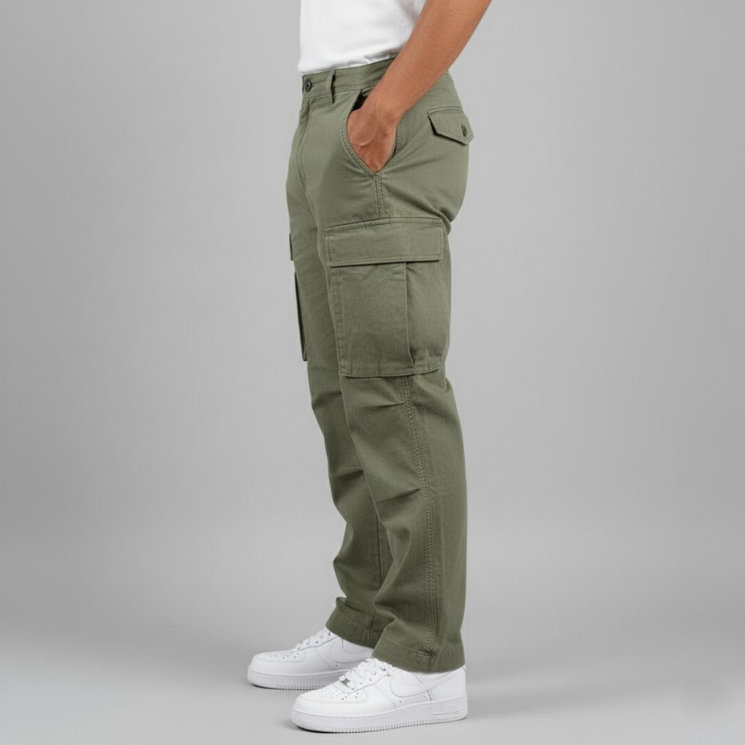 Dafydd | Loose Fit Cargo Trousers