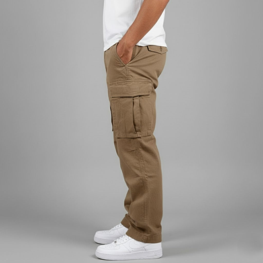 Dafydd | Loose Fit Cargo Trousers
