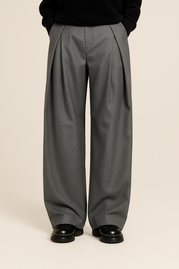 Nathaniel | Wide-Leg Smart Casual Trousers