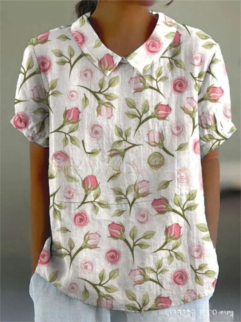 Elin | Relaxed Floral Print Shirt