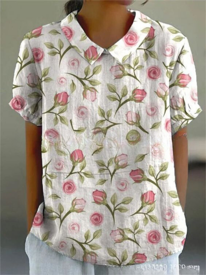 Elin | Relaxed Floral Print Shirt