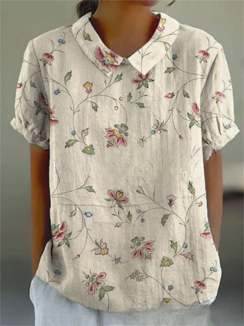 Elin | Relaxed Floral Print Shirt