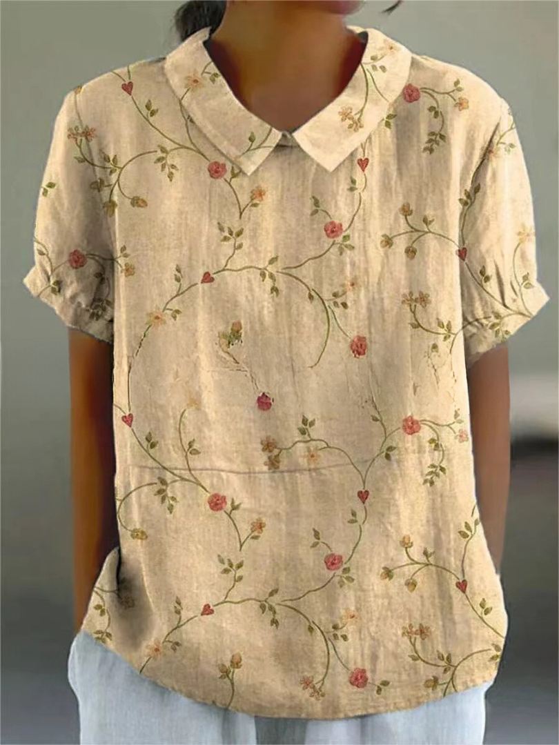 Elin | Relaxed Floral Print Shirt