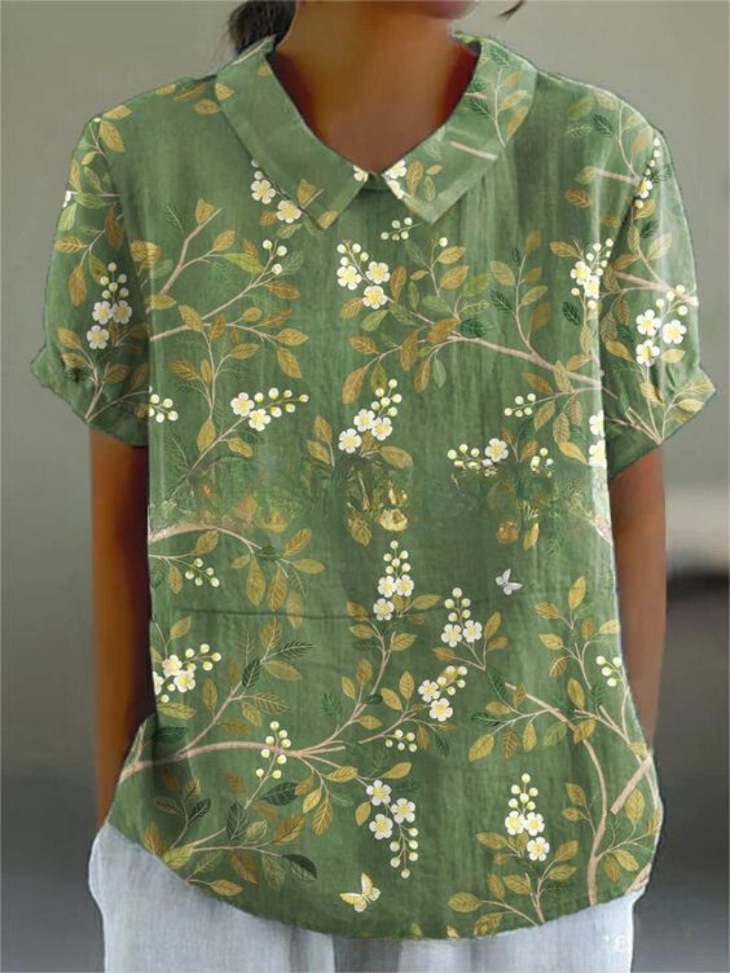 Elin | Relaxed Floral Print Shirt