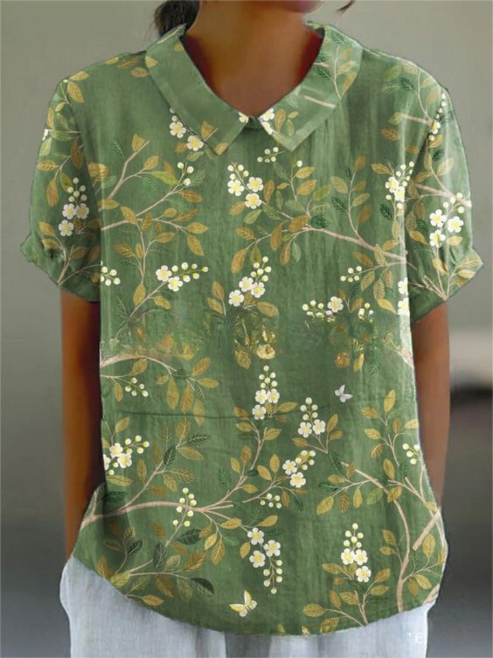 Elin | Relaxed Floral Print Shirt