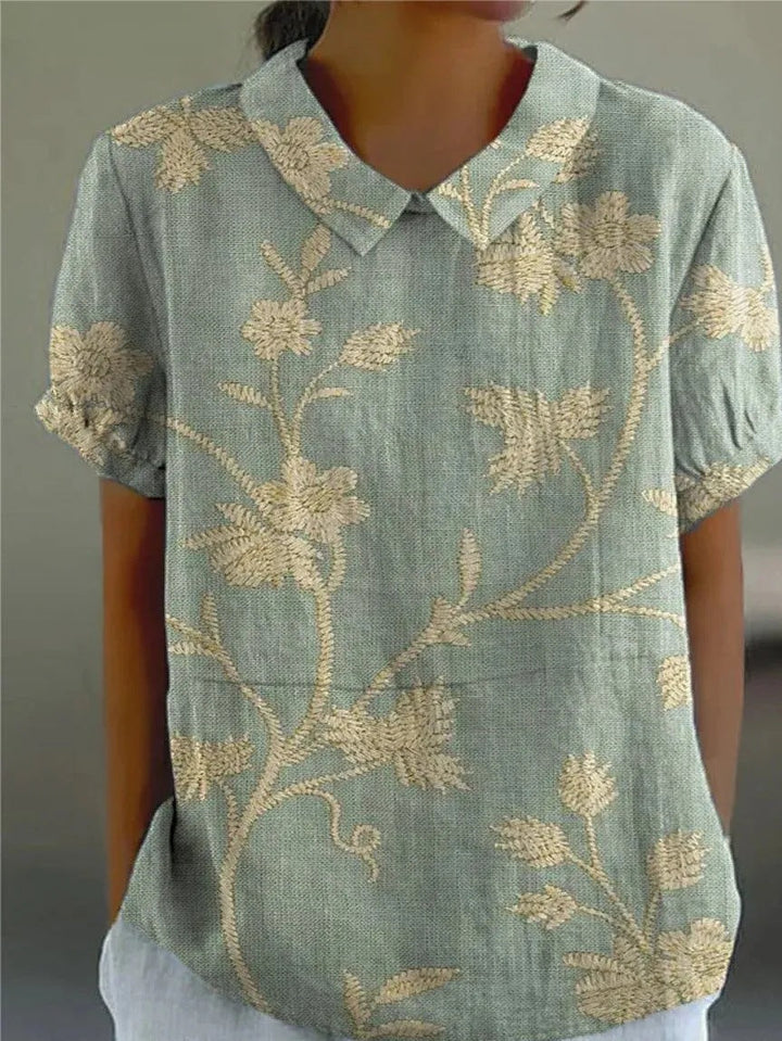 Elin | Relaxed Floral Print Shirt