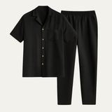 Men's Bordeaux Summer Set | Relaxed Comfort & Effortless Style