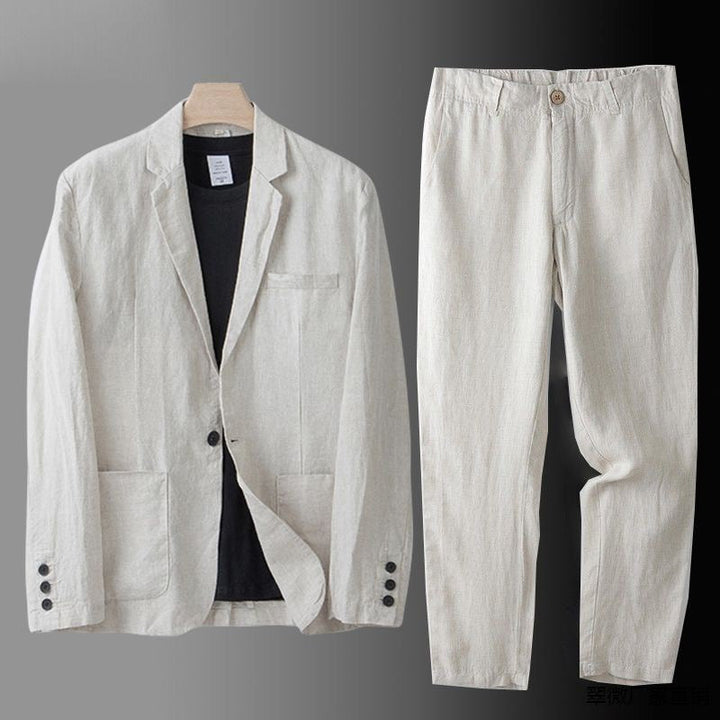 Giles | Linen Blazer and Trousers Set