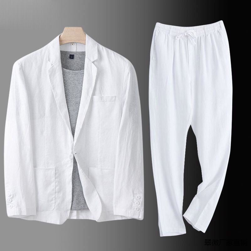 Giles | Linen Blazer and Trousers Set