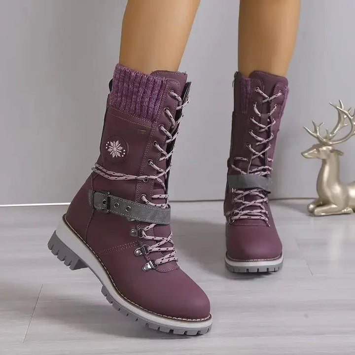 Catherine | Insulated High-Heel Winter Boots