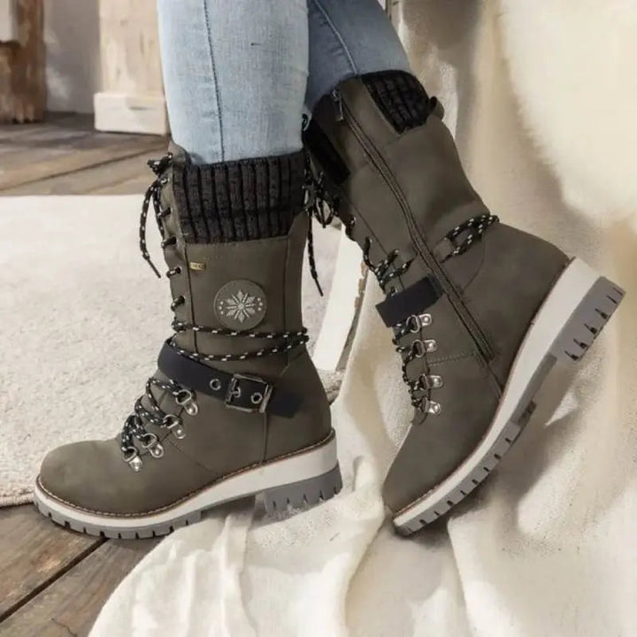 Catherine | Insulated High-Heel Winter Boots