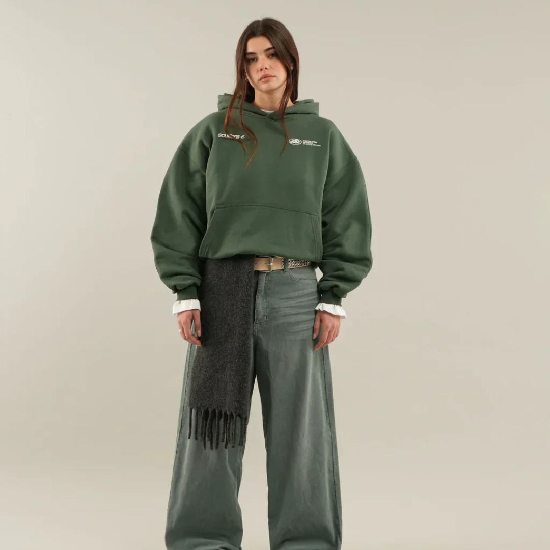 Ffion | Pullover Hoodie with Drawstring Hood