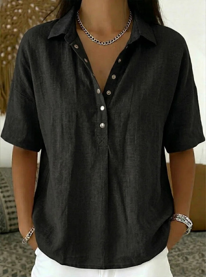 Quinley | Casual Buttoned Collar Shirt