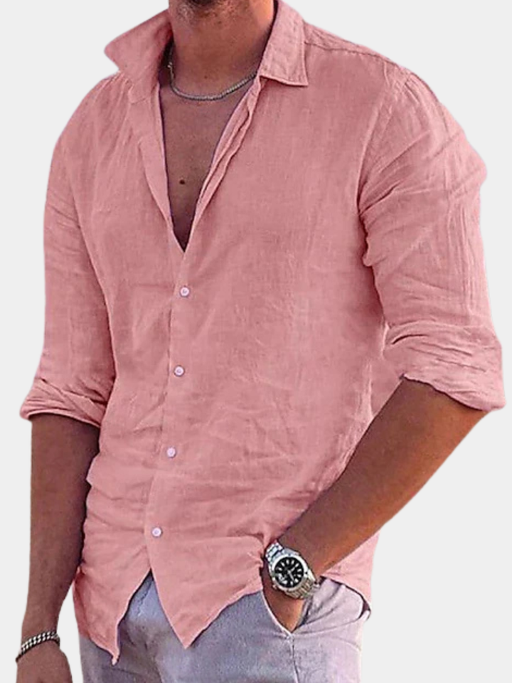 Men's Cotton-Linen Shirt