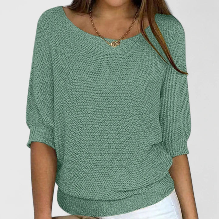 Wendy | Batwing Sleeve Jumper in Soft Knit