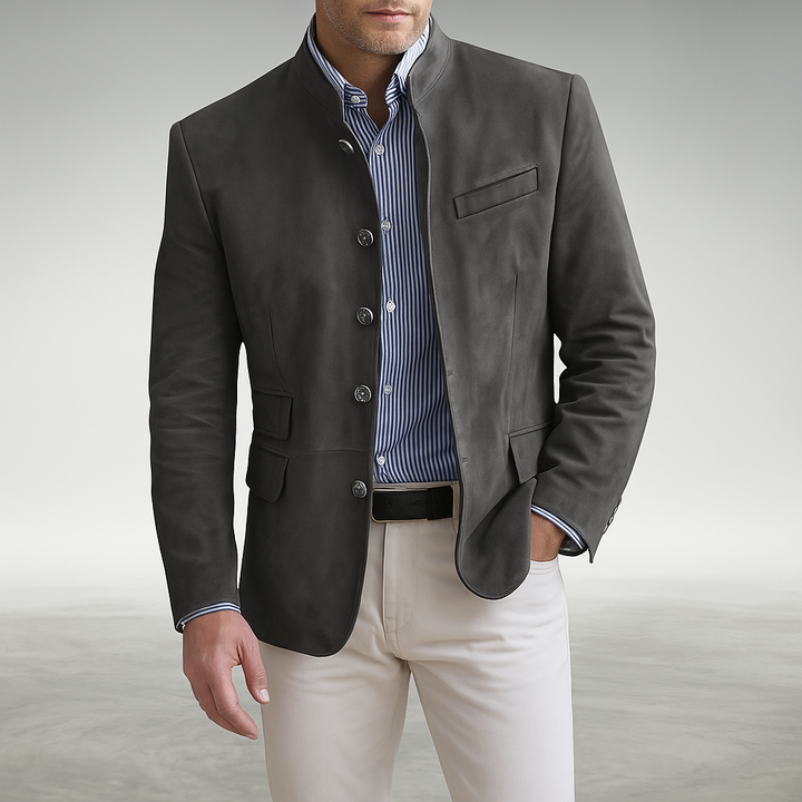 Richard | Textured Button Cardigan with Deep Pockets