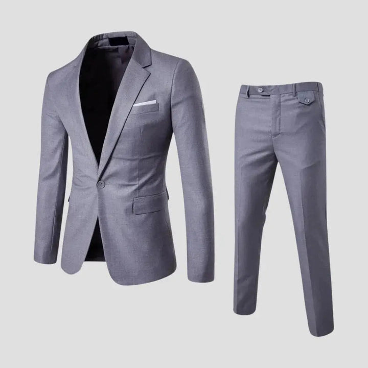 Men's Slim-Fit Single-Breasted Suit | Affordable Formal Wear