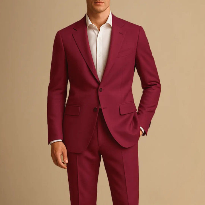 Men's Slim-Fit Single-Breasted Suit | Affordable Formal Wear