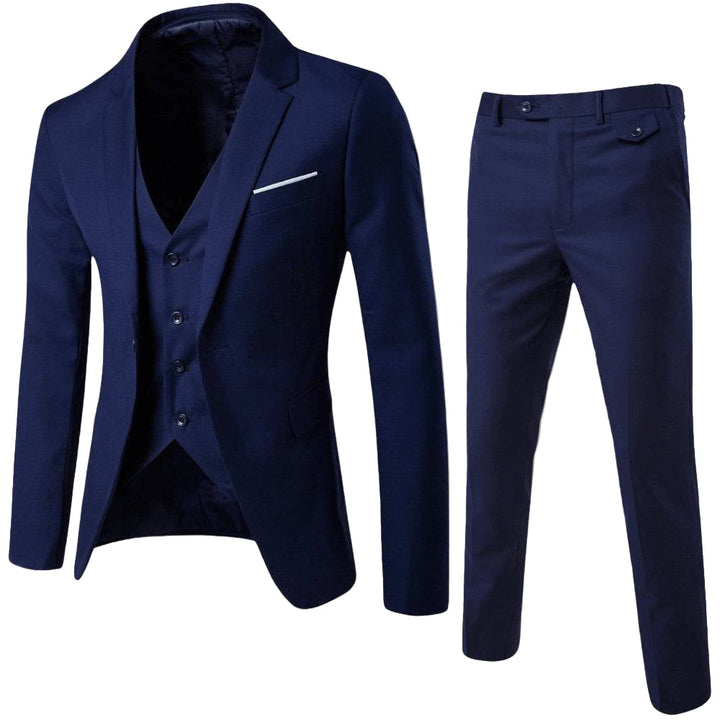 Men's Tailored Three-Piece Suit | Classic Occasion Wear