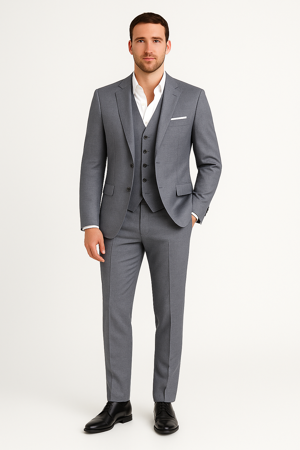 Men's Tailored Three-Piece Suit | Classic Occasion Wear