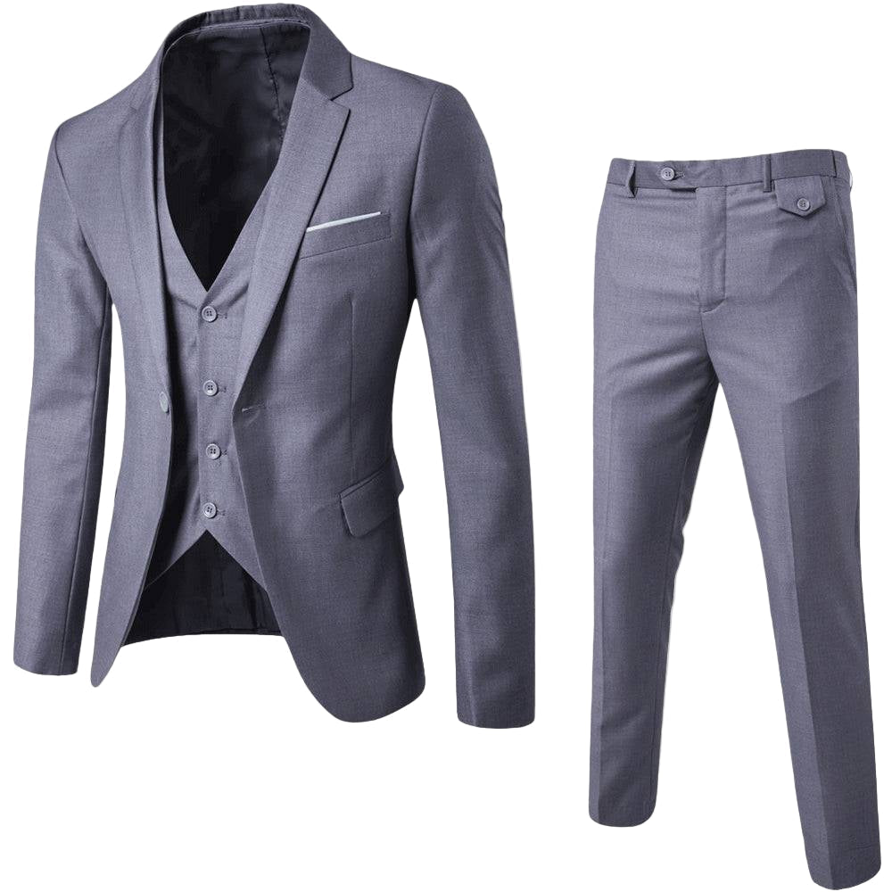 Men's Tailored Three-Piece Suit | Classic Occasion Wear