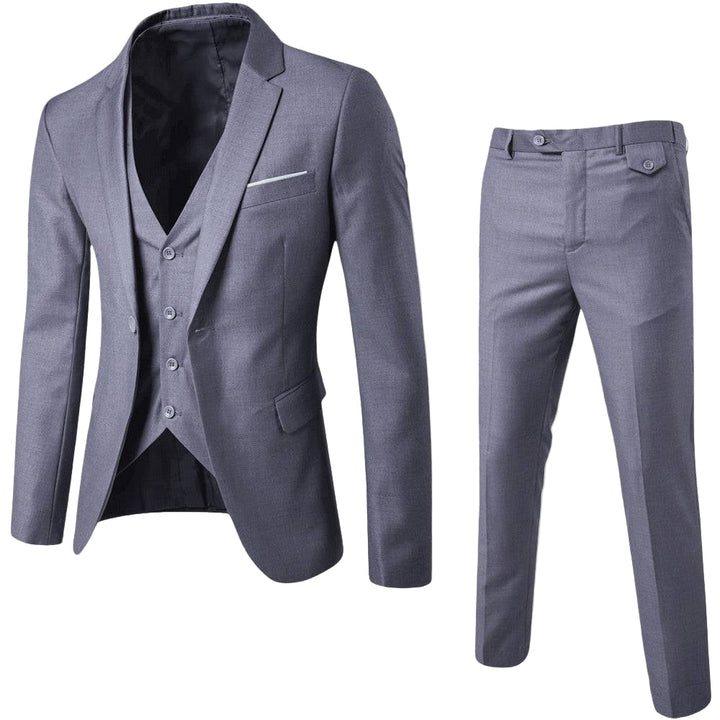 Men's Tailored Three-Piece Suit | Classic Occasion Wear