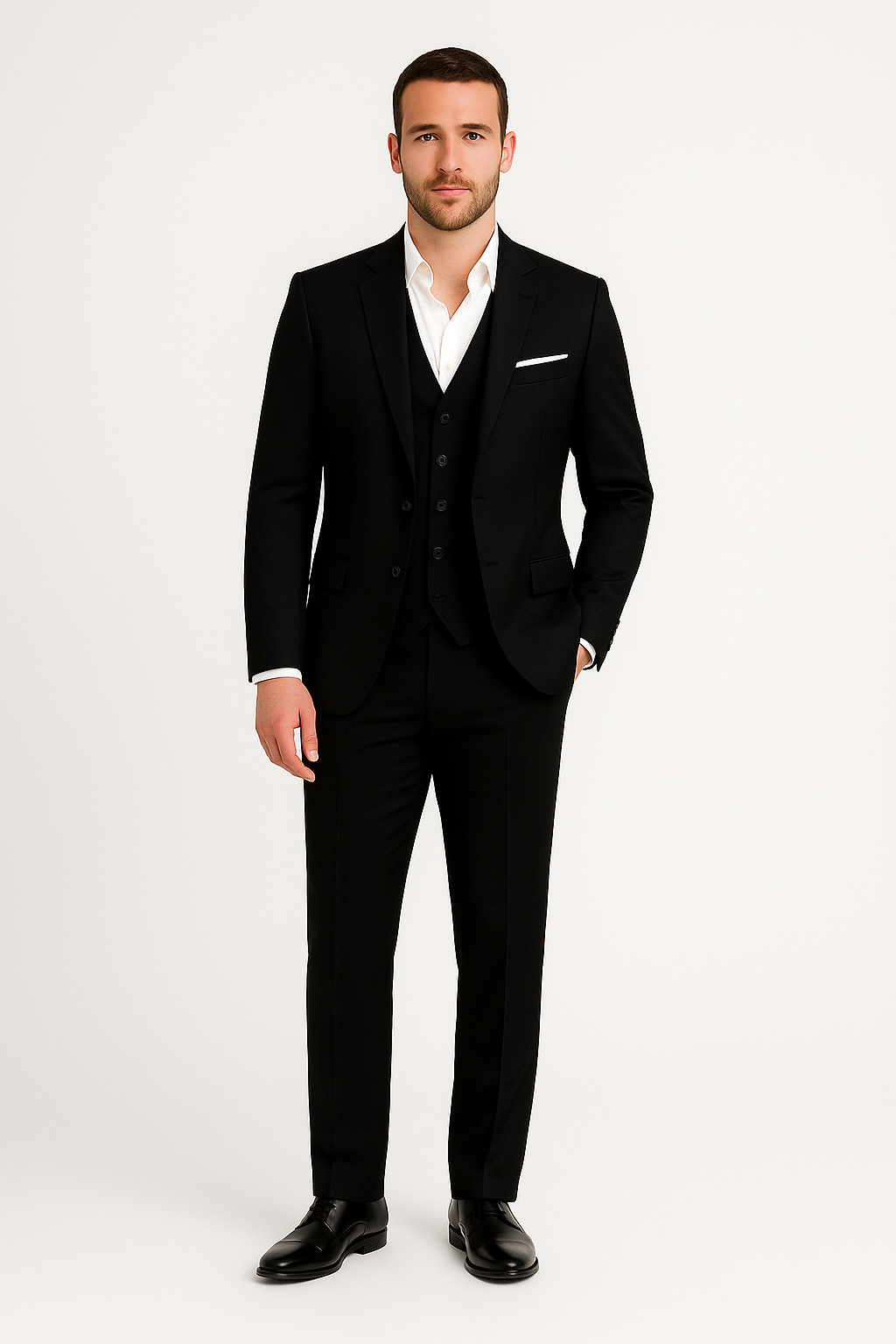 Men's Tailored Three-Piece Suit | Classic Occasion Wear