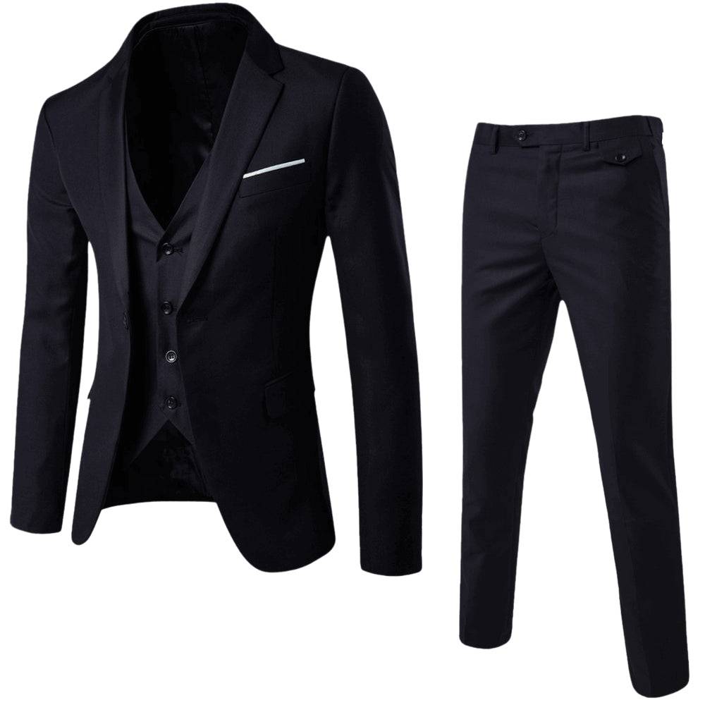 Men's Tailored Three-Piece Suit | Classic Occasion Wear