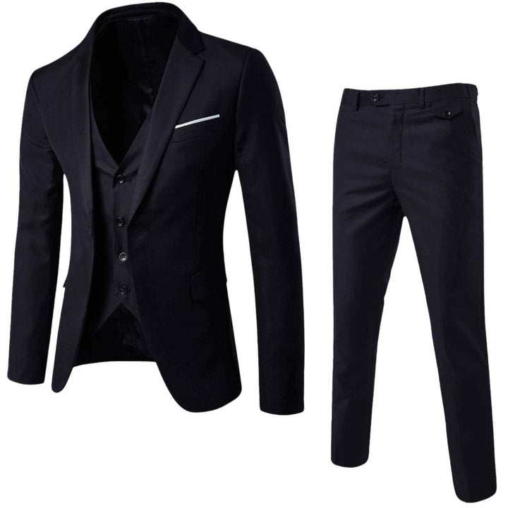 Men's Tailored Three-Piece Suit | Classic Occasion Wear
