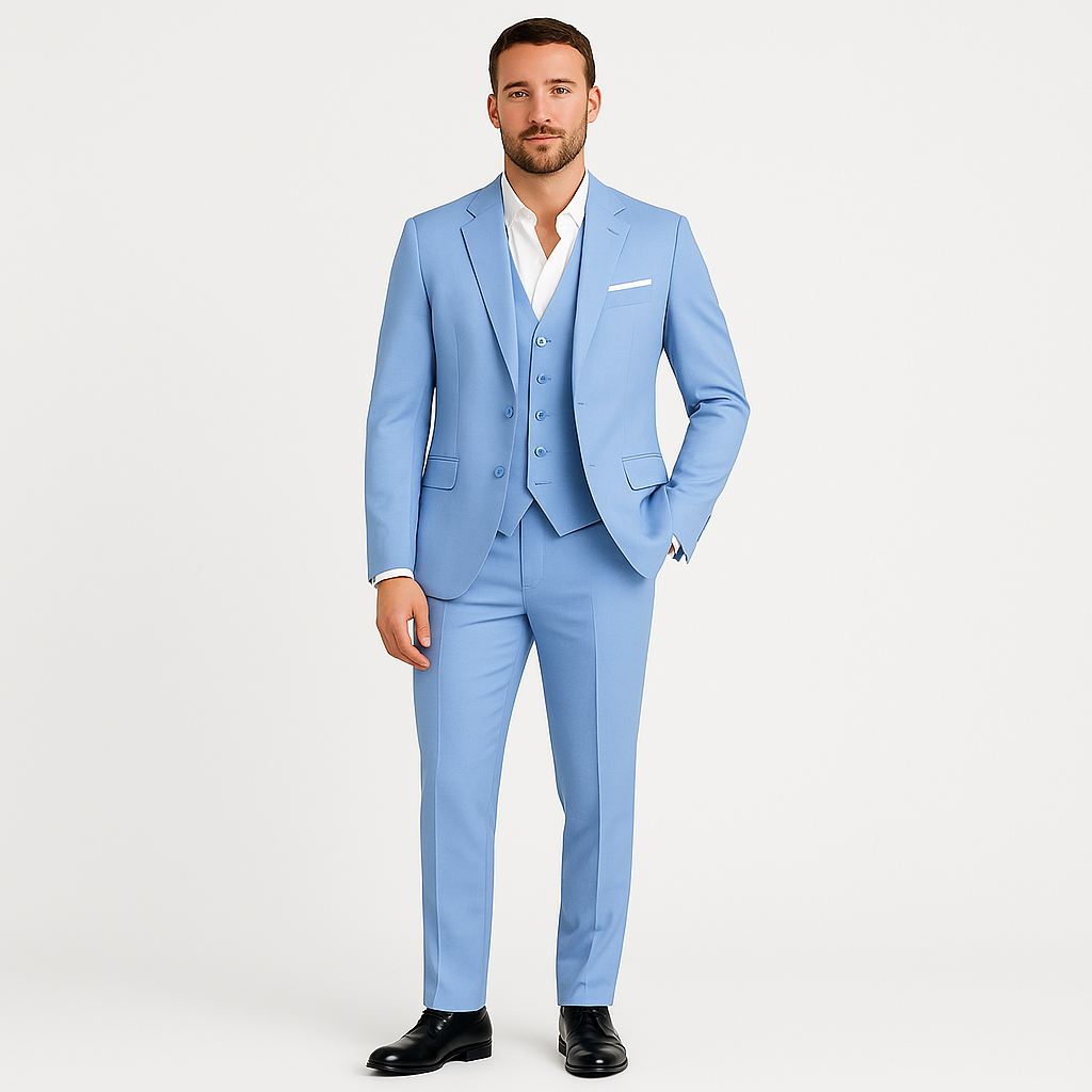 Men's Tailored Three-Piece Suit | Classic Occasion Wear