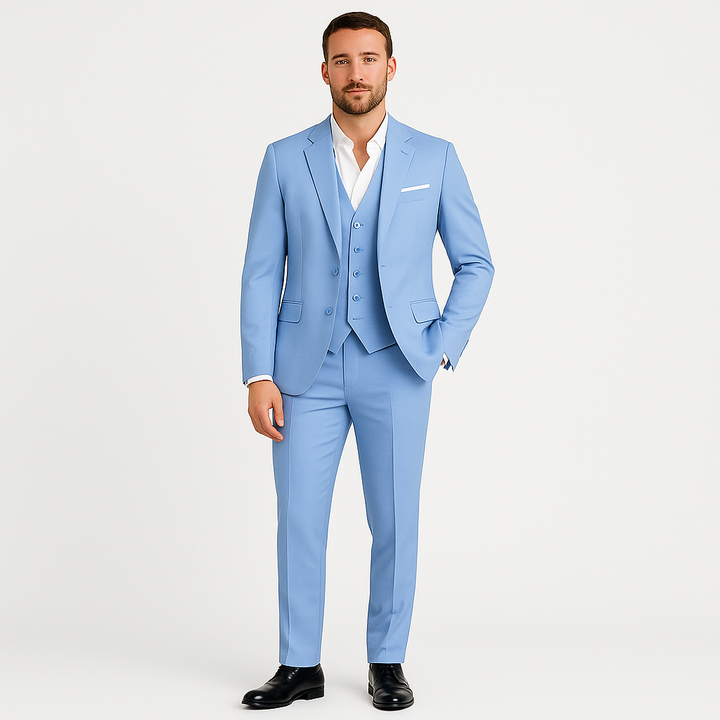 Men's Tailored Three-Piece Suit | Classic Occasion Wear