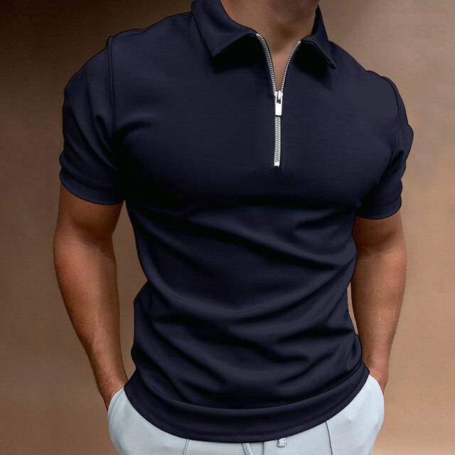 Men's Zip Polo | Versatile Casual Comfort