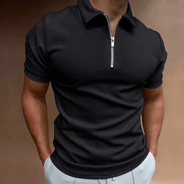 Men's Zip Polo | Versatile Casual Comfort