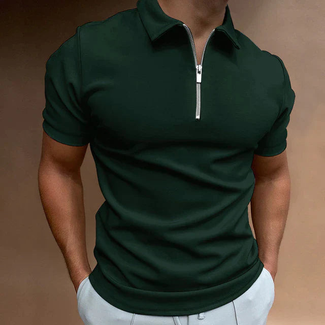 Men's Zip Polo | Versatile Casual Comfort