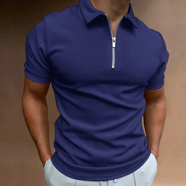 Men's Zip Polo | Versatile Casual Comfort