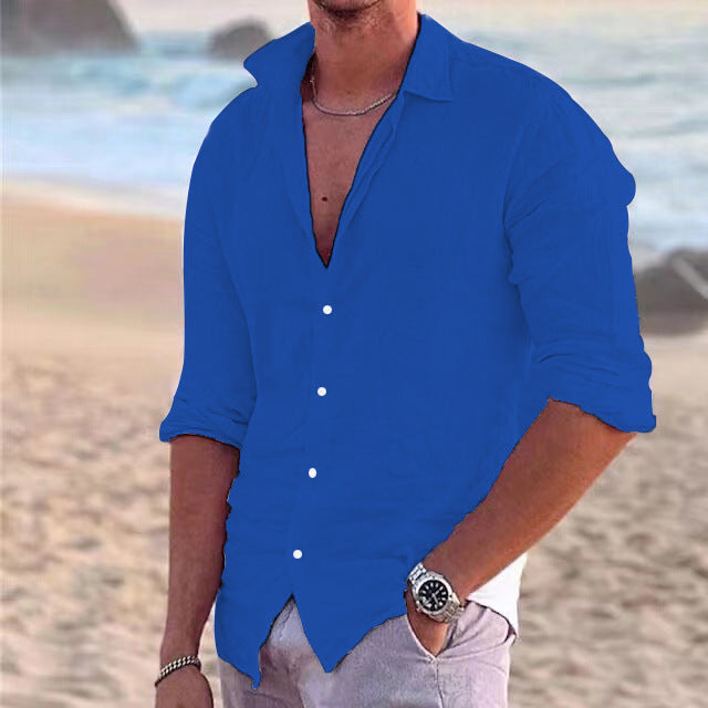 Men's Cotton-Linen Shirt