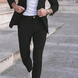 Men's Lightweight Summer Suit | Wrinkle-Free Monochrome Elegance