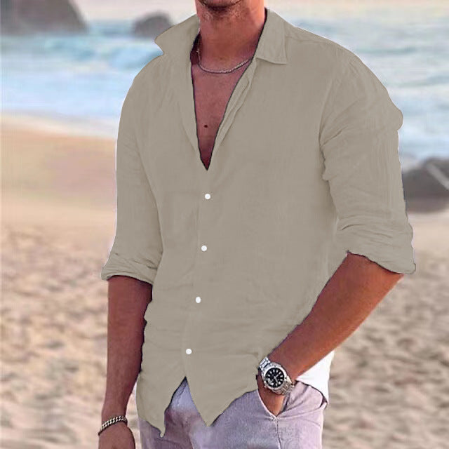 Men's Cotton-Linen Shirt